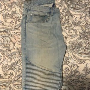 H&M biker skinny jeans